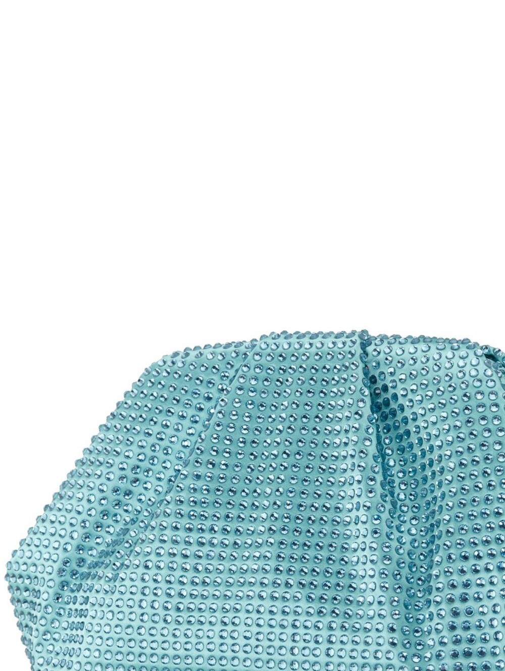 Nina Embellished Aqua Crystal Clutch